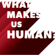 What makes us human graphic logo