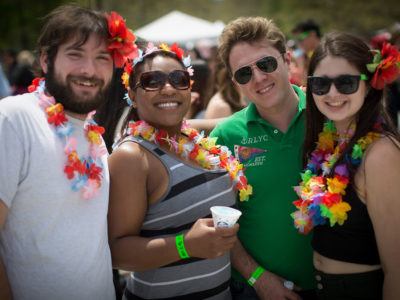Students at Slopefest 2016