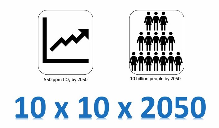 “10 x 10 x 2050” slide from Dean Houlton’s Feb 22 seminar