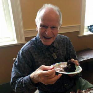 Harold Oaklander ’52 has always enjoyed a good birthday layer cake.