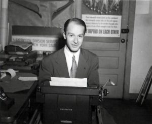 Harold in the ILR School in 1952