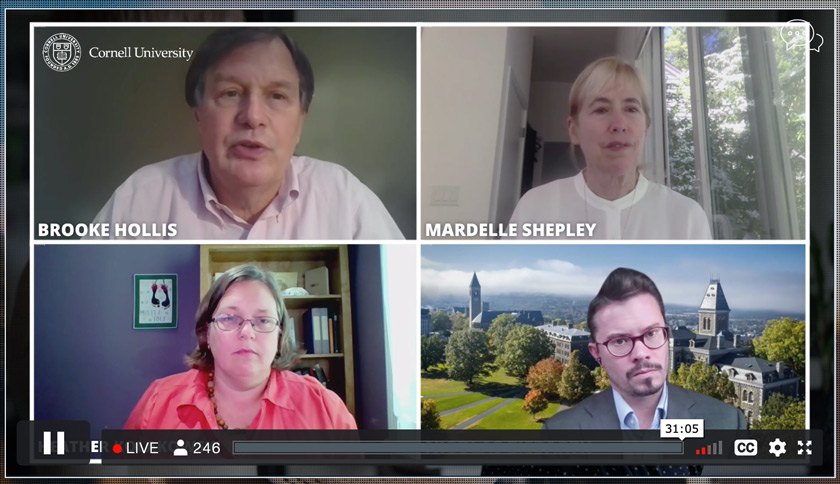 Screenshot of presenters from eCornell June 24 keynote