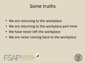 “Some truths” slide from FSAP webinar