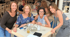 Karen Abrahams ’82 and her college roommates