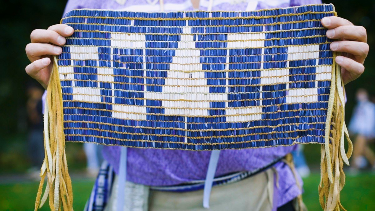 replica of the Hiawatha belt