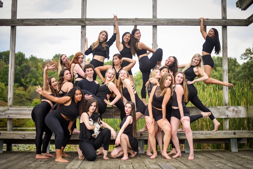 Pandora Dance Troupe group photo taken in fall 2019