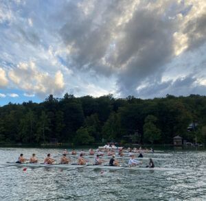 Four boats across