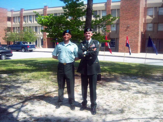 Farid and Tim at Farid’s graduation from Army Basic Combat Training in 2008