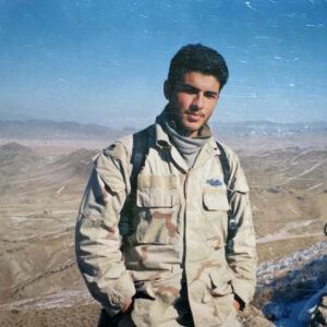 Farid in Afghanistan in 2004