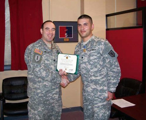 In 2009, Farid received an Army Achievement Medal for his service in 2009