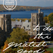 Cornell watch background with campus and Ezra's handwriting