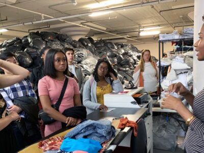 Students and faculty visited FabScrap