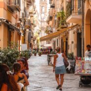 sidewalk cafes in Sicily