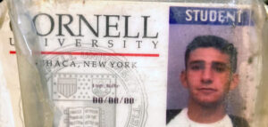 Josh’s original Cornell student ID card