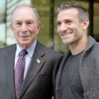 Josh Wolfe ’99 at the opening of Cornell Tech with former NYC Mayor Mike Bloomberg