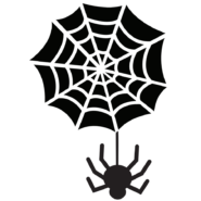 web pumpkin stencil