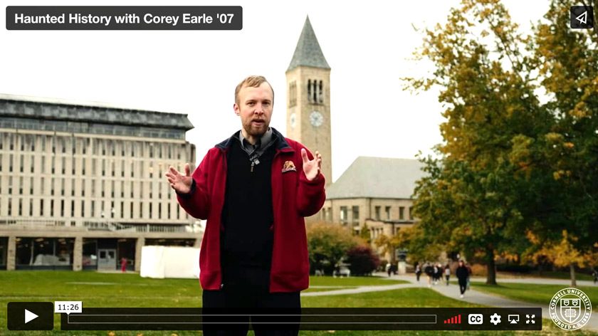 Corey's haunted history tour - Alumni, parents, and friends | Cornell University