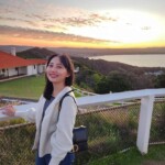 Kai Lin Tan ’15 enjoys the sunset on a recent trip to Australia.