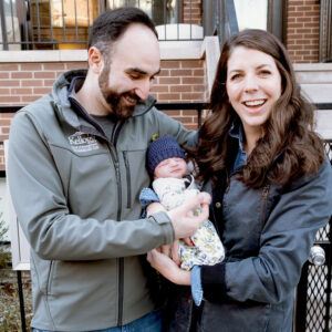 Olivia and her husband Adam Nicoletti ’12 welcomed their first child, Sophia Henriette Nicoletti, on November 20, 2022.