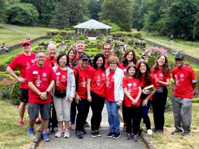 The Cornell Club of Monmouth & Ocean Counties conducted children’s activities, including pot painting, plant potting, bird house building, and hummingbird feeder crafting at Deep Cut Gardens in Middletown, New Jersey.
