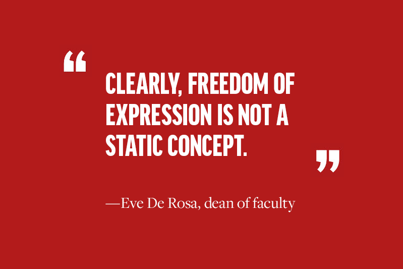 clearly freedom of expression is not a static concept quote from eva de rosa