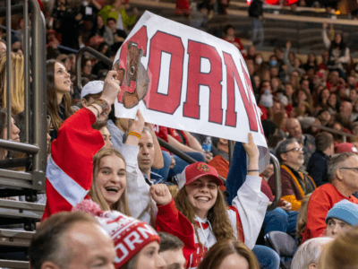 Cornellians cheer on the Big Red