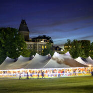 Reunion 2023 tents on the Arts Quad