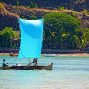 Traditional sailboat in Madagascar