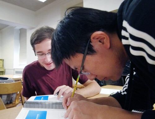 Undergraduate students in Professor Ashim Datta's class engage in hands-on work, using physics-based models to improve food quality and safety.