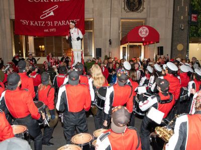 Marching band at the Sy Katz parade in 2022