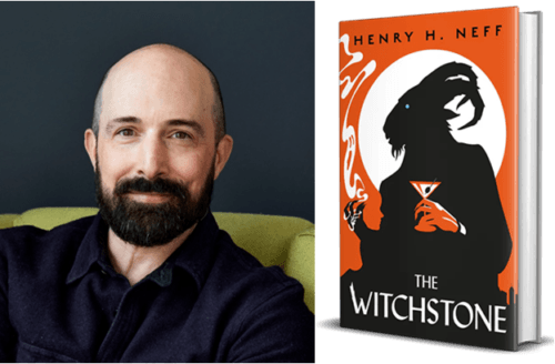 Henry H. Neff head shot and Witchstone book cover