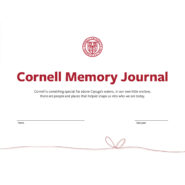 Cornell memory journal cover screenshot