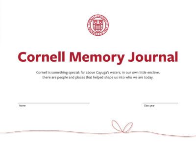 Cornell memory journal cover screenshot