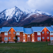 Hotel at the foot of Torres del Paine National Park where we stay on this CAU Study Tour