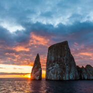 An evening sky in the Galapagos