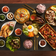 Traditional Korean meal