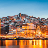 Sunset in Porto