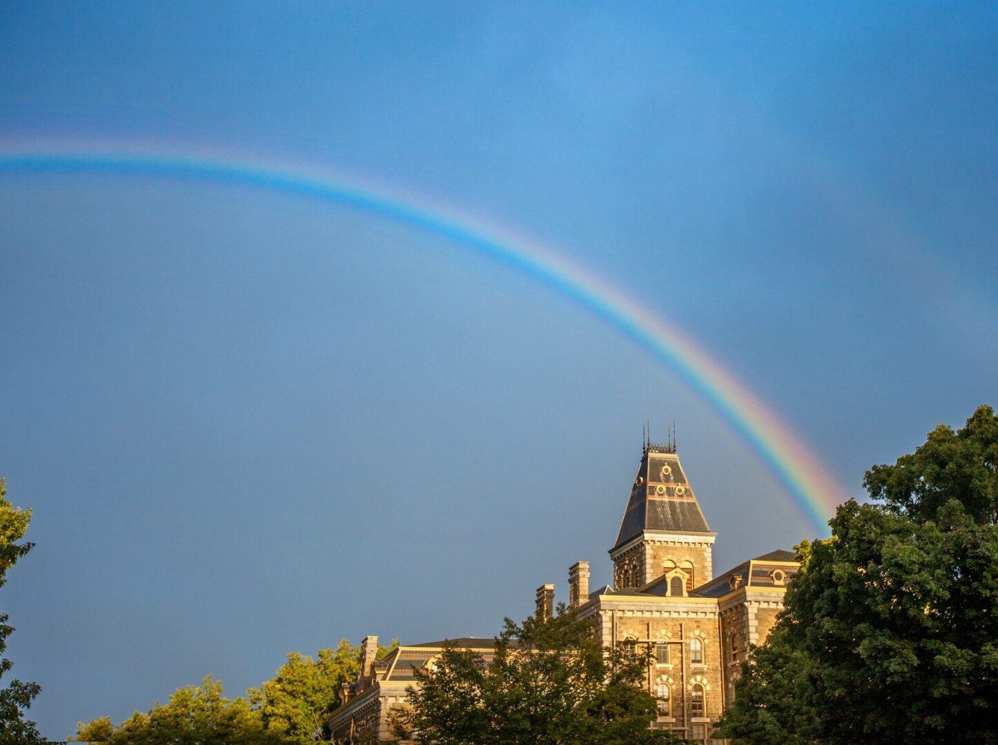 Rainbow over McGraw Hall