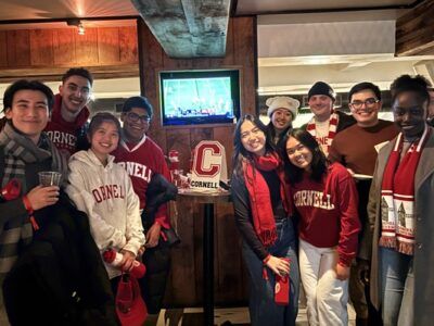Cornell alumni gathered together