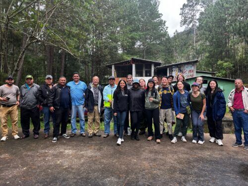 AguaClara project team on site