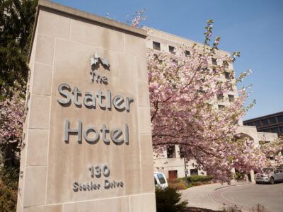 Statler Hotel sign