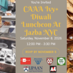 CAAA Ivy+ Diwali Luncheon at Jazba banner