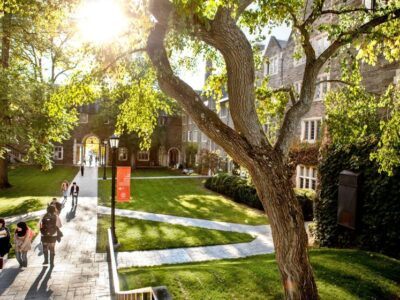 Balch Hall courtyard