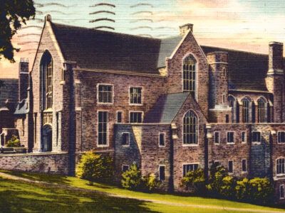 Willard Straight Hall vintage postcard