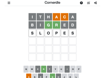 Cornerdle screen shot