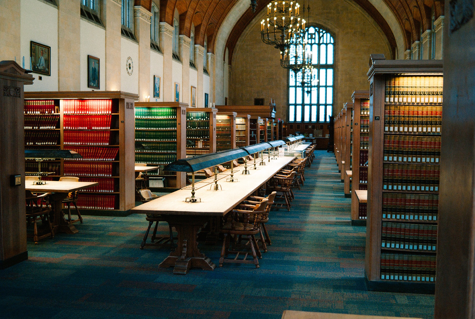 Any seat for the taking in the Law Library
