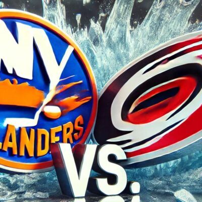 NY Islanders and Carolina Hurricane logos