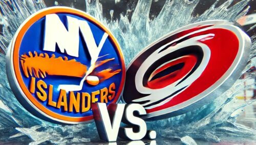 NY Islanders and Carolina Hurricane logos