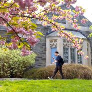 Welcoming spring at Teagle Hall