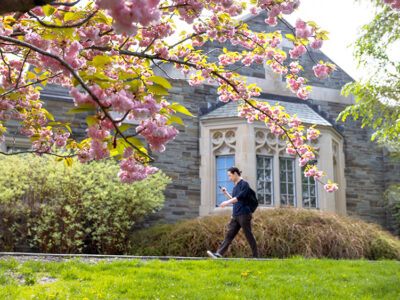 Welcoming spring at Teagle Hall